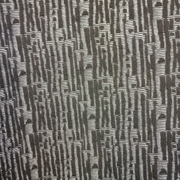 Ali Miles 2X Wire Collar Black White Textured Swing Jacket Red Button Detail - Picture 6 of 10